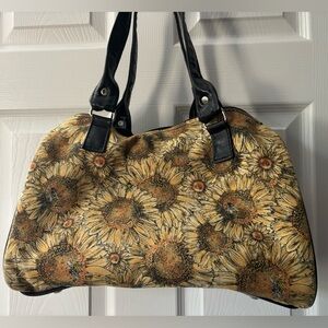 Sunflower Patterned Women's Bag